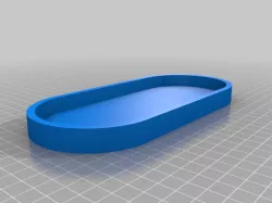 Oval plate