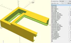 Parametric Multiple SSD / Hard Drive Holding Bracket / Sled - Mixed Type
