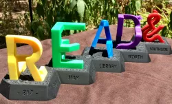 Read & Learn 3D word art