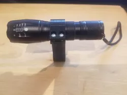 Rifle Scope Flashlight Mount