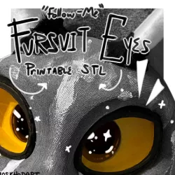 follow me eyes (fursuit) - Free 3D Model | STLFinder