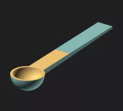 Simple spoon