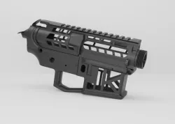 Skeletonized Printable Airsoft M4 Lower and Upper Receiver