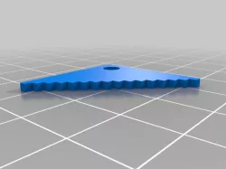 Step Block Gauge Keychain