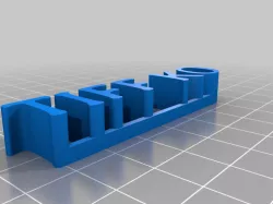 Tiff My Customized 3D name plate