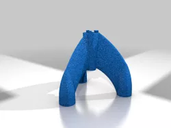 Tintin Moon Rocket Puzzle - Wedge shaped pod