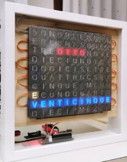 WORD CLOCK ITA