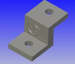 1/4" Bracket for Plywood mount 1/4"/M6 hole (1/4"=6mm) /膠合板支架/प्लाईवुड माउंट के लिए ब्रैकेट 