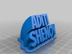 AditiShenoy NAmeplate