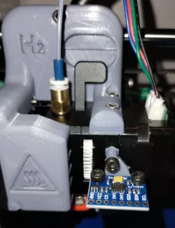 Ai3M (Anycubic i3 Mega) + BIQU-H2 ADXL345 Accelerometer Mount for Klipper