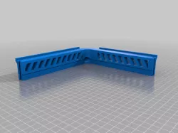 Bambu Lab x1 LED Lüftungsframe Oben Glasplatte Deckel Lüftung Lichtleiste