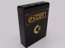 Commodore C64 The Expert Trilogic cartridge housing case