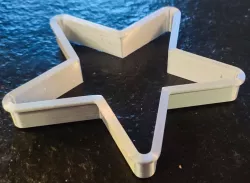 Cookie - Pizza Dough Star cookie cutter