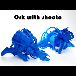 DAMAGED ORK WITH SHOOTA (WARHAMMER 40 000)