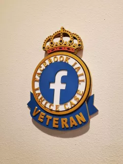 Facebook Jail Hardcore Veteran Plaque