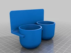 Holder for two roll-on deodorants