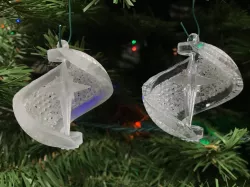Hollow Star Christmas Ornament