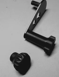 Husky standing desk knob extender 