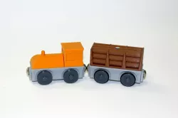 IKEA Lillabo / Brio Wooden Train Train, Freight Wagons and Passenger Wagon