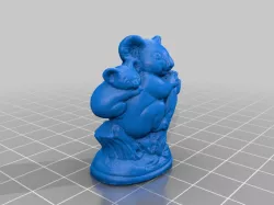  Koala Bear (easier to print with FFF/FDM)