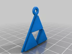 Legend of Zelda Triforce Earring