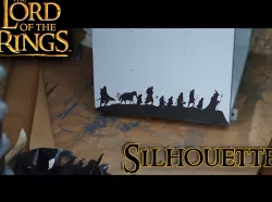 LOTR Silhouette Stencil