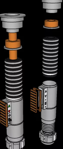 Luke Skywalkers Lightsaber V2