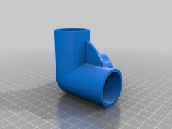 My Customized elbow for joining PVC pipe