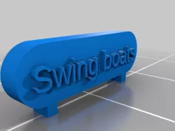 n scale - fair - boat swing