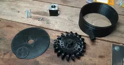Nema17 Pelton hydro generator