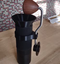 Normcore Grinder V1.1 Handle Mount and Coffee Bean Funnel