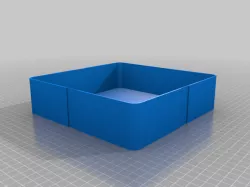 Open SCAD gift box - 100x200x200