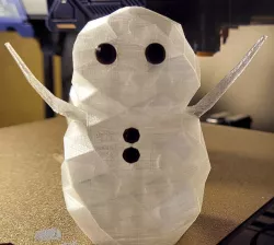 Polygonal Snowman