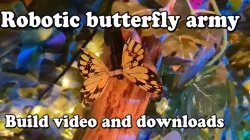 Robotic moving micro butterflys