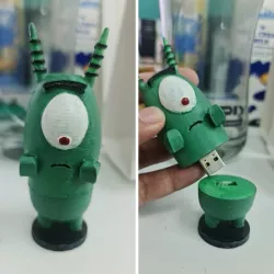 Sheldon Plankton SpongeBob Pendrive cover