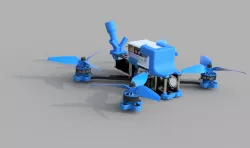 TBS SourceOne V5 with DJI O3 Air Unit compatible Camera-Mount