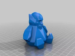 The Rocklax (The Rock & Low-Poly Snorlax)