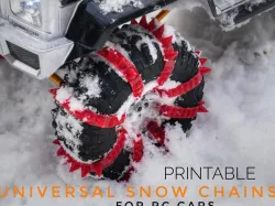 Universal snow chains/spikes for Crawler and RC Cars 
