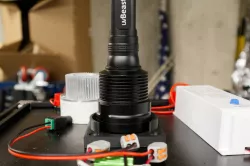 UV flashlight base