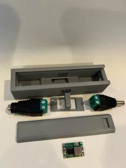 Voltage regulator box with connectors