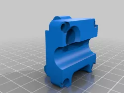 Voron ClockWork2 Extruder for Ultimaker2 with Volcano Hotend and 4010Fan