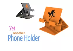 Yet another Phone Holder with cat logo