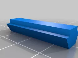 Aluminum Extrusion rail mount insert