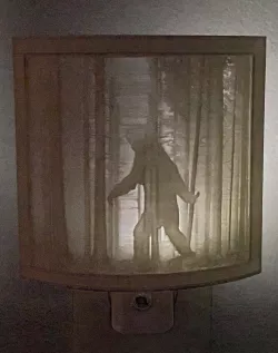 Bigfoot Lithophane Night Light