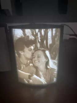 Curved Lithophane Box - Vertical
