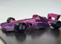 Low-poly F1 toy car (remixed from MP4)