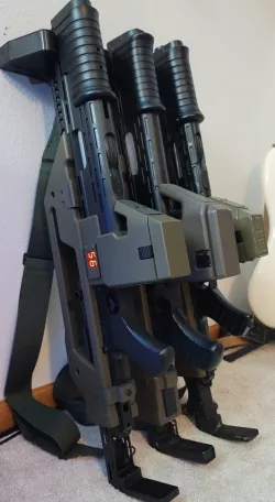 M41A Pulse Rifle Modular Vertical Wall Rack