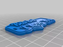 My Customized Multiline Tag or Keychain