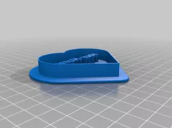 My Customized Name Heart Cookie Cutter