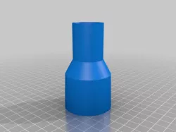 My Customized Parametric Festool / Cleantec vacuum adapter 350 mm to 450 mm